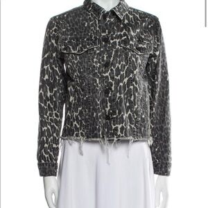 Mother Denim Cheetah Print Jacket